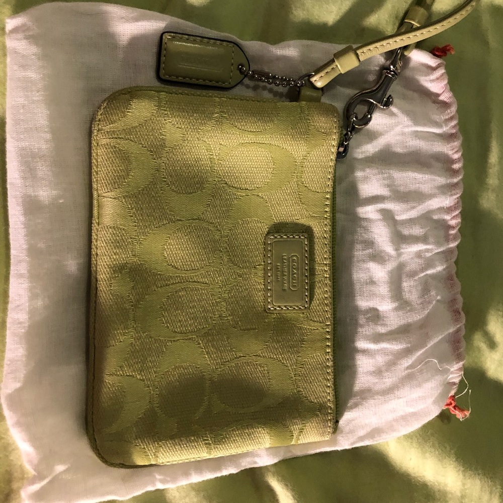 Coach small wristlet